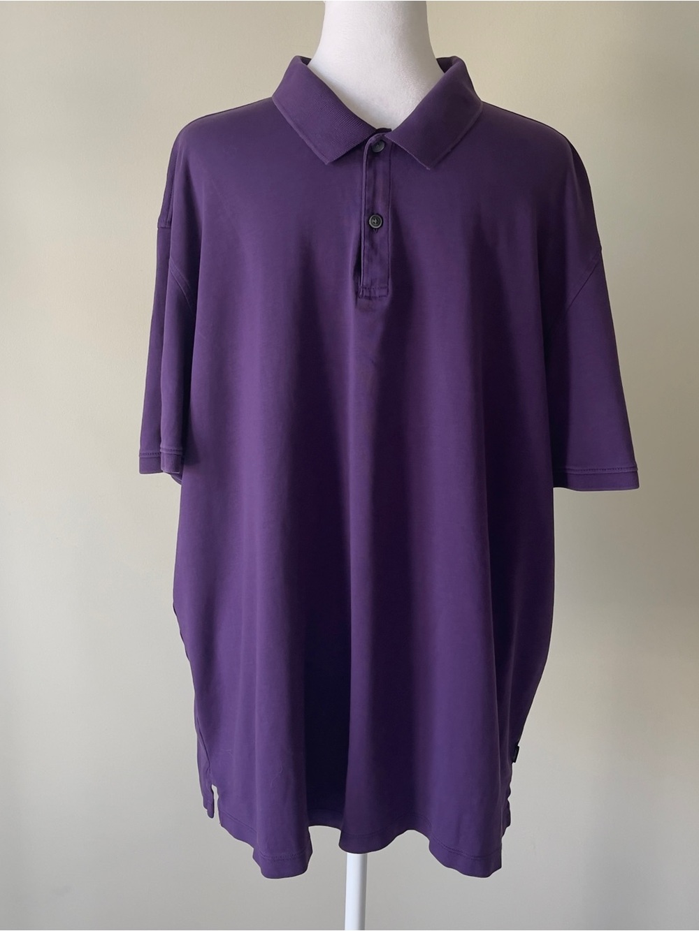Calvin Klein Men's Purple Polo Short Sleeve Shirt EUC Size XXL